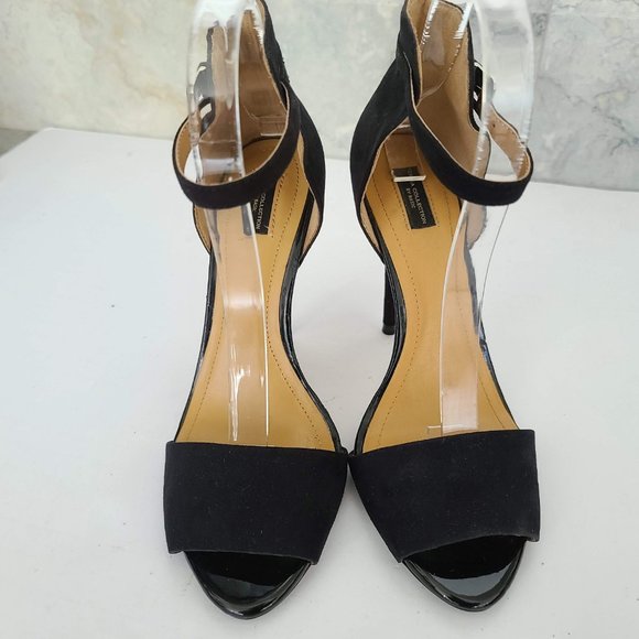 NEW Zara Collection by Basic Black Sueded Leather Stiletto